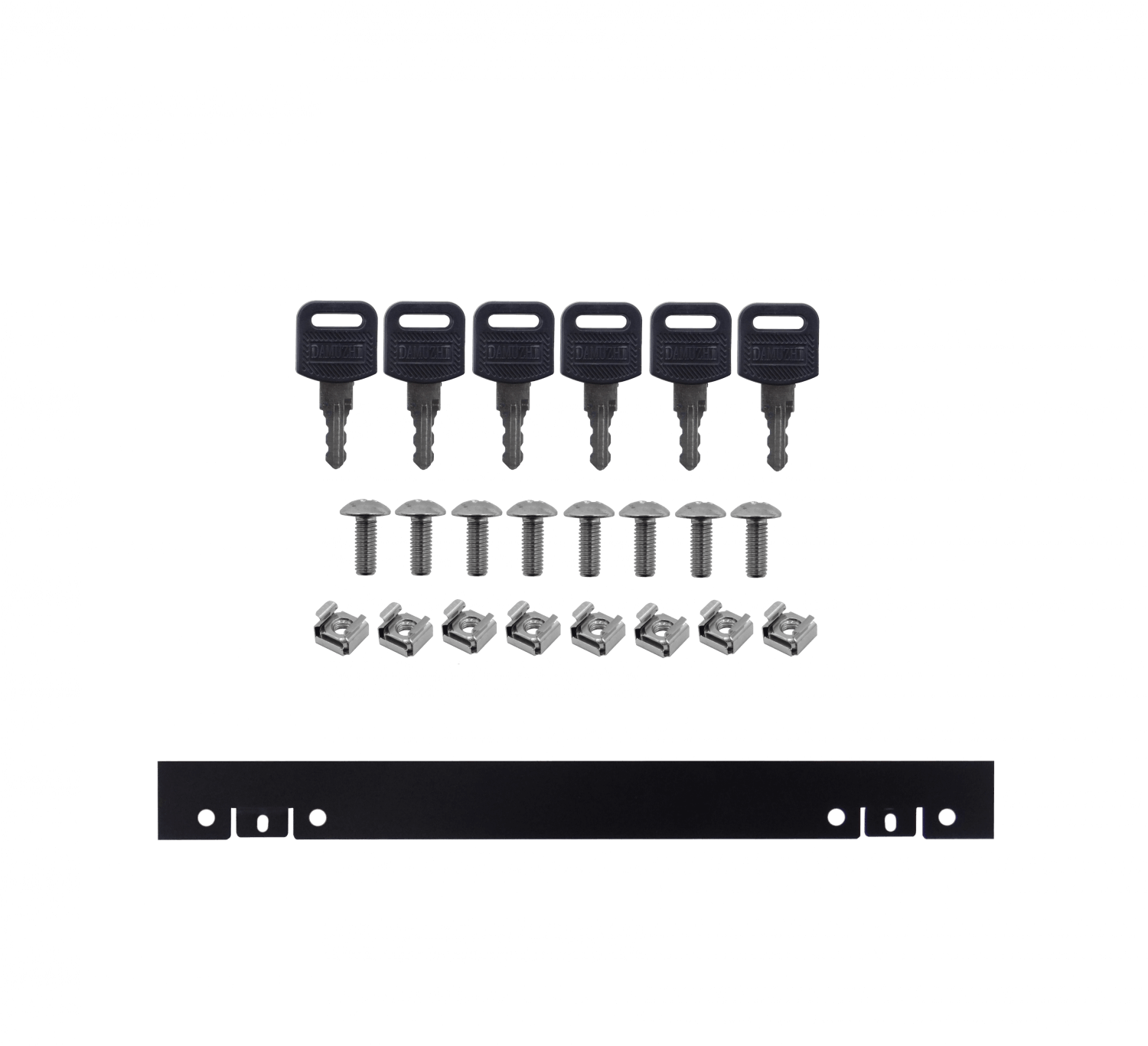 Gabinete Rack pared negro 45cm fondo 7U 4