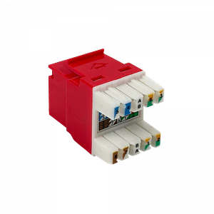 Punch Keystone Hembra RJ45  Rojo Cat6 UTP Multilan Furukawa