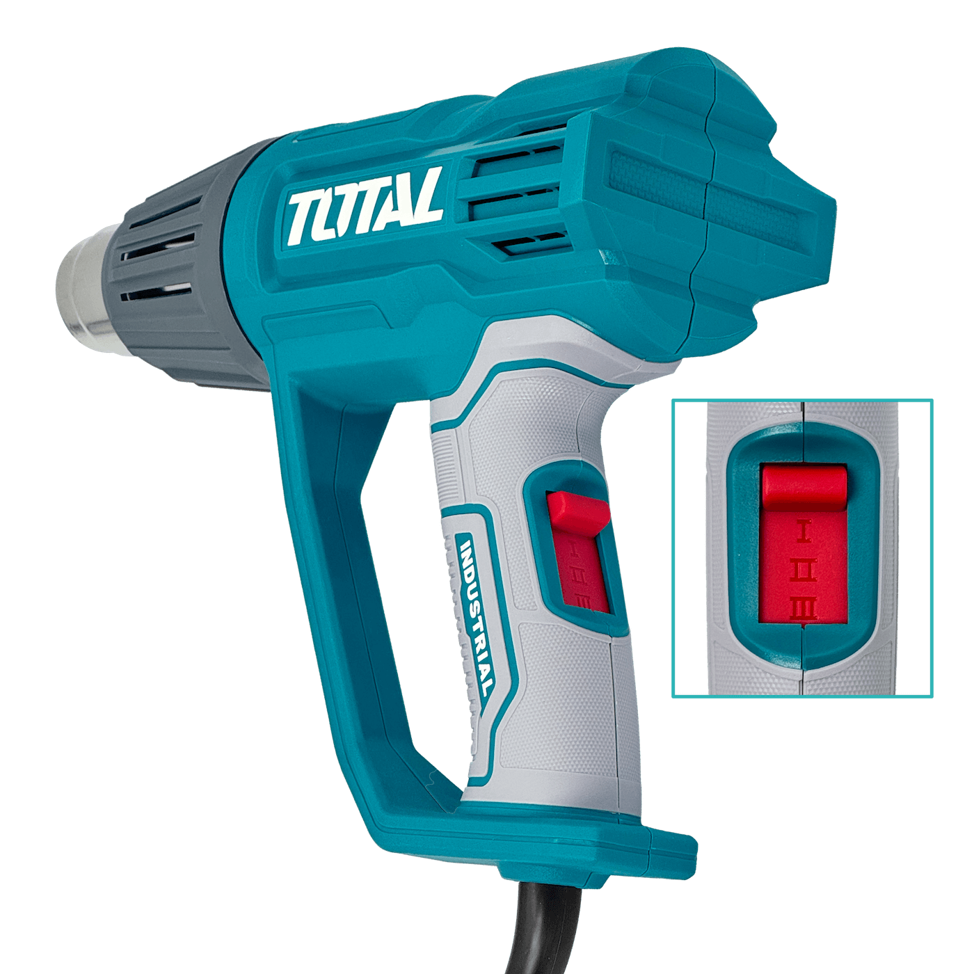 Pistola Calor 2000W 3-Boquilla Aire Caliente Industrial Total 5