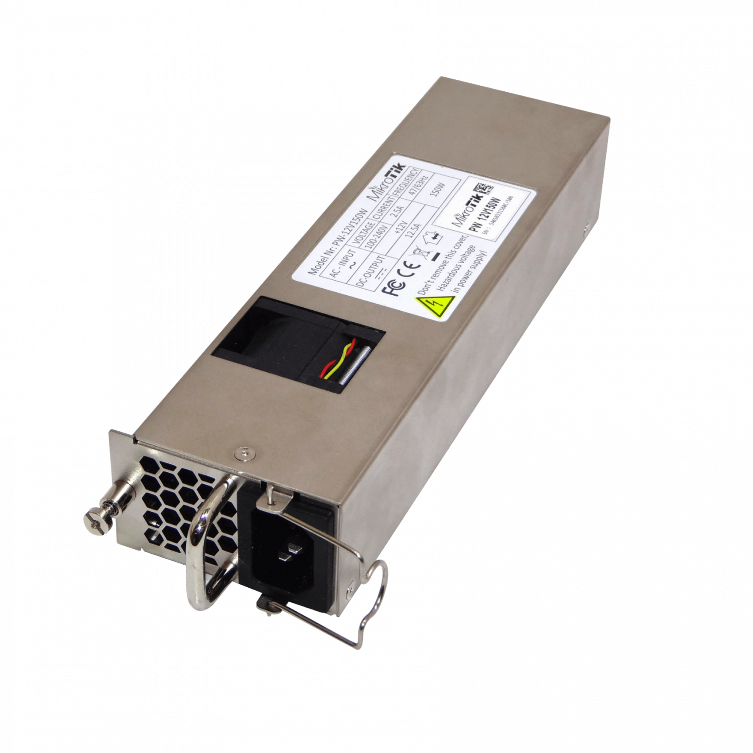 Fuente de Poder Repuesto Mikrotik  CCR1072 CCR2216 CRS504 CRS518 100-240VAC C14 4