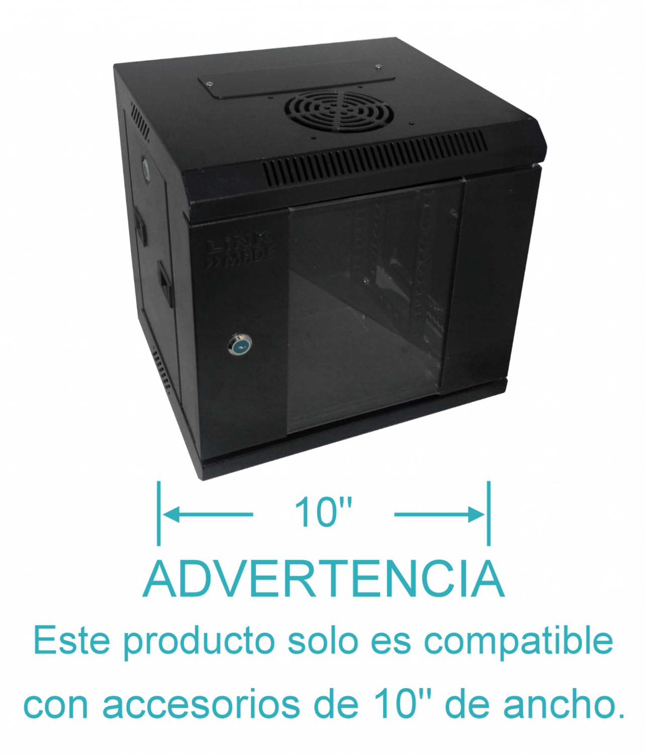 Rack 6U 10 Pulgadas Ancho  30cm Fondo 1