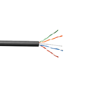 Cable UTP Unifilar Aleacion caja100m CCA Cat5e Negro