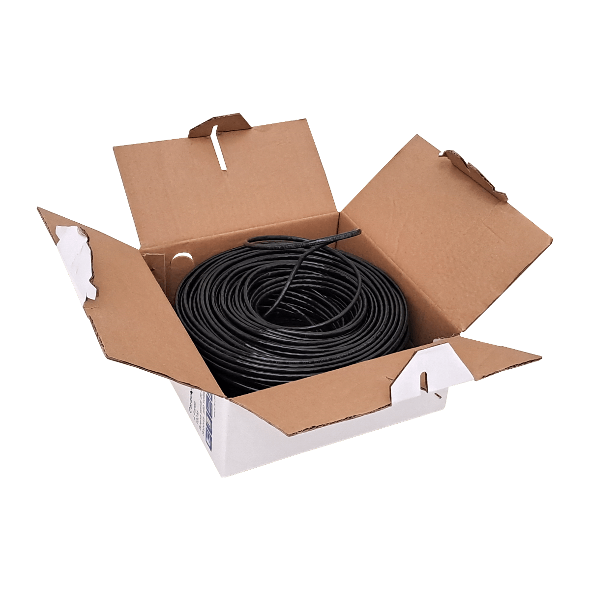 Cable UTP Unifilar Aleacion caja100m CCA Cat5e Negro 2