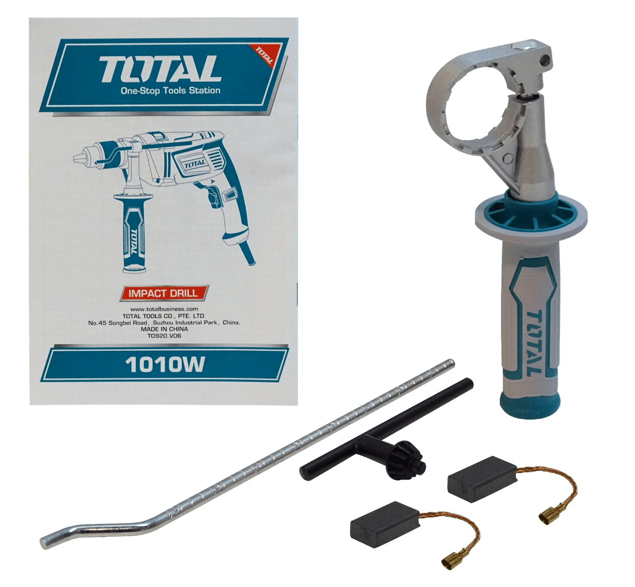 Taladro de impacto Industrial Total 1010W 240VAC 2800RPM 13mm-Mandril  5