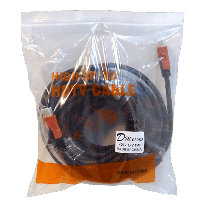 Cable HDMI-M HDMI-M  15mt sin/Bisagra   v1.4 3D 1500cm 3