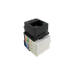 Conector Keystone Punchable  Negro Hembra RJ45 Cat5E U/UTP  - Miniatura 3