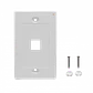 Faceplate Blanco 1-Keystone Vertical 70x114mm - Miniatura 2