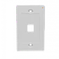 Faceplate Blanco 1-Keystone Vertical 70x114mm - Miniatura 3