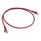 Cable Patch 1mt Cat5e Rojo LSZH Inyectado Multifilar - Miniatura 1