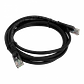 Cable Patch 2mt Cat5e Negro LSZH Inyectado Multifilar - Miniatura 1