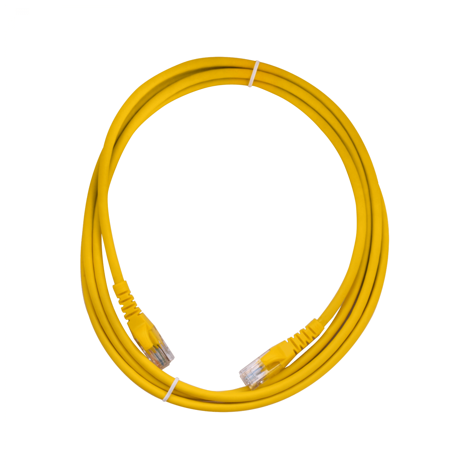 Cable Patch 2mt Cat6 Amarillo LSZH Inyectado Multifilar 1