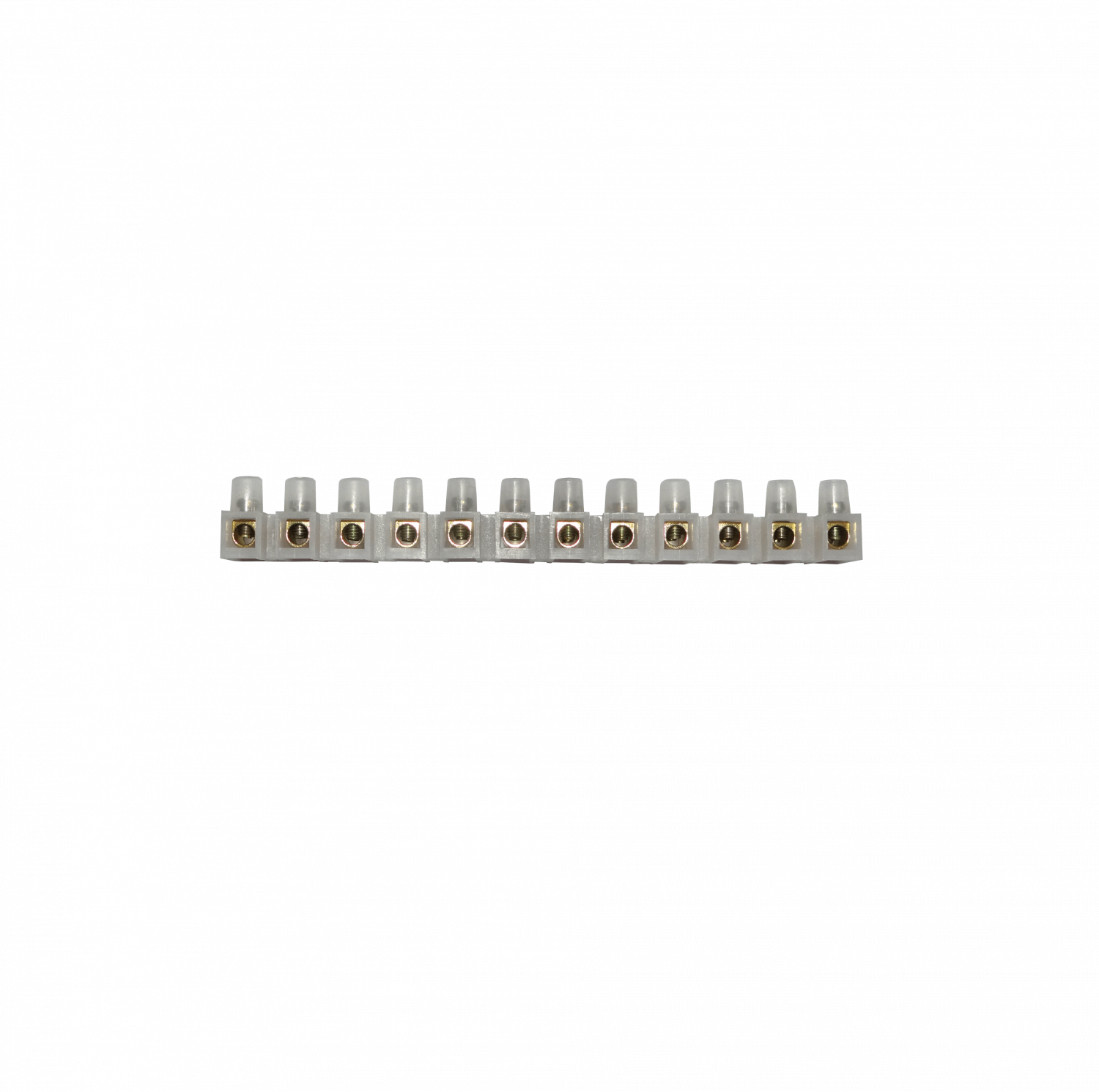 Regleta-Tornillos 3-Ampere 0,75mm2 12-Pares  380V 3A-Max 90x10x11mm 3