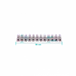 Regleta-Tornillos 3-Ampere 0,75mm2 12-Pares  380V 3A-Max 90x10x11mm - Miniatura 4