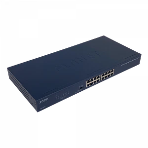Switch no-Admin-L2 Rack Planet 16-1000  220V-Directo Selector-4-modos