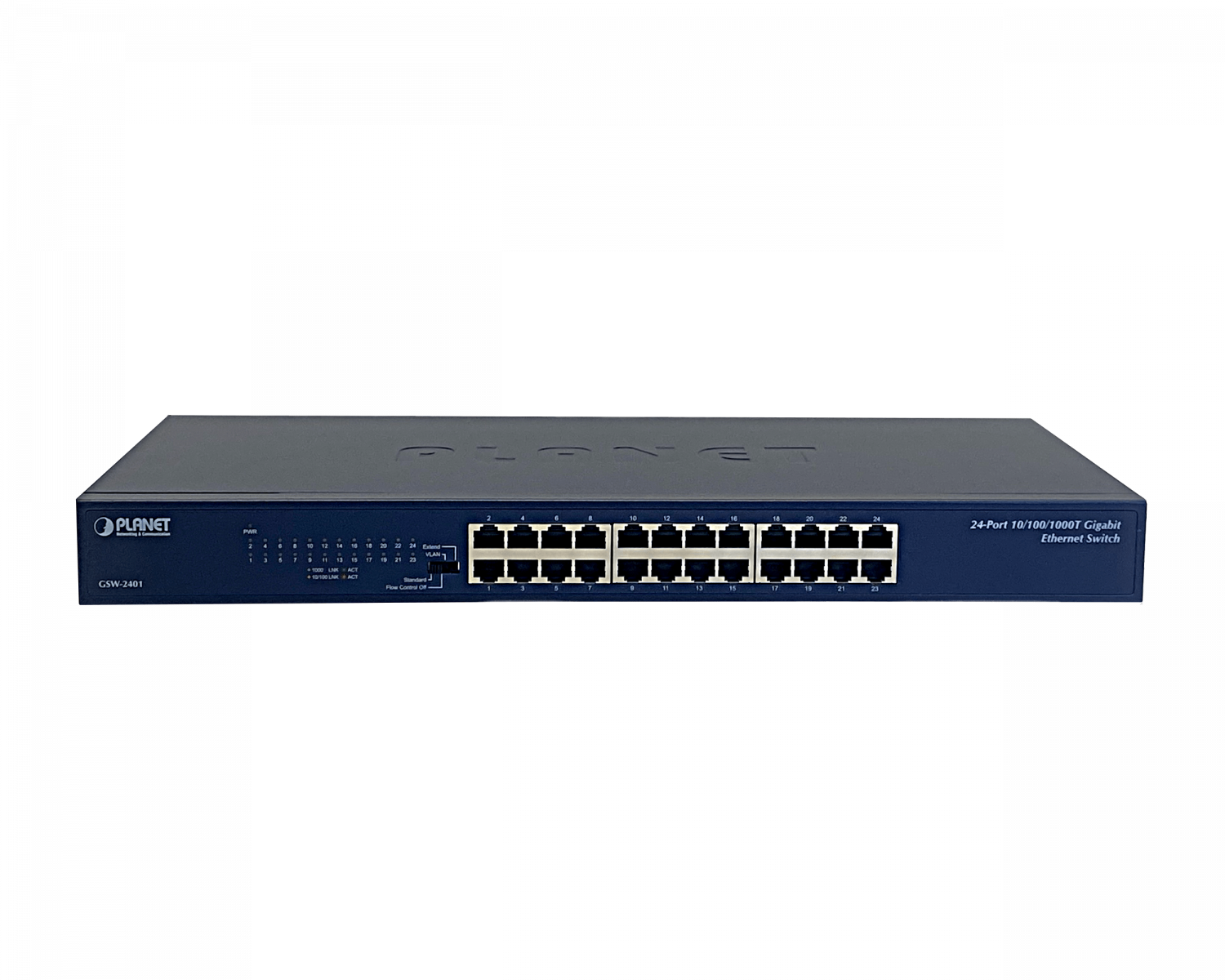 Switch no-Admin-L2 Rack Planet 24-1000  220V-Directo Selector-4-modos 2
