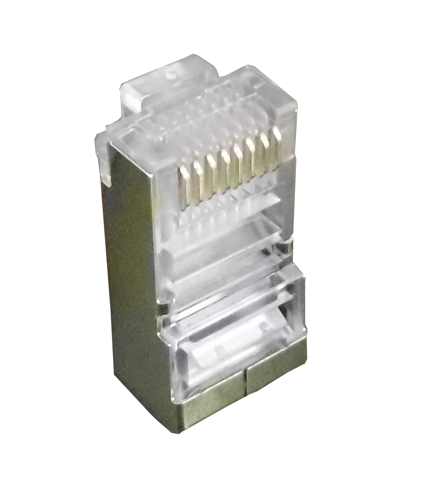 Conector RJ45 Metálico para Cat5E FTP/STP, 100 Unidades 1