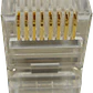 Conector RJ45 para Multifilar Cat6 FTP STP Metálico – 10 Unidades - Miniatura 2