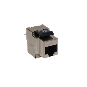 Keystone Blindado  Plata Cat6 STP FTP Punchable RJ45