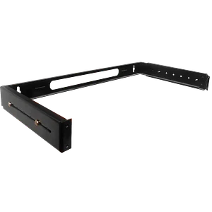 Bracket Mural Abierto 1U Ajustable con Bisagra para Rack