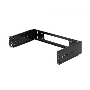 Bracket Mural Abierto 2U Ajustable con Bisagra para Rack