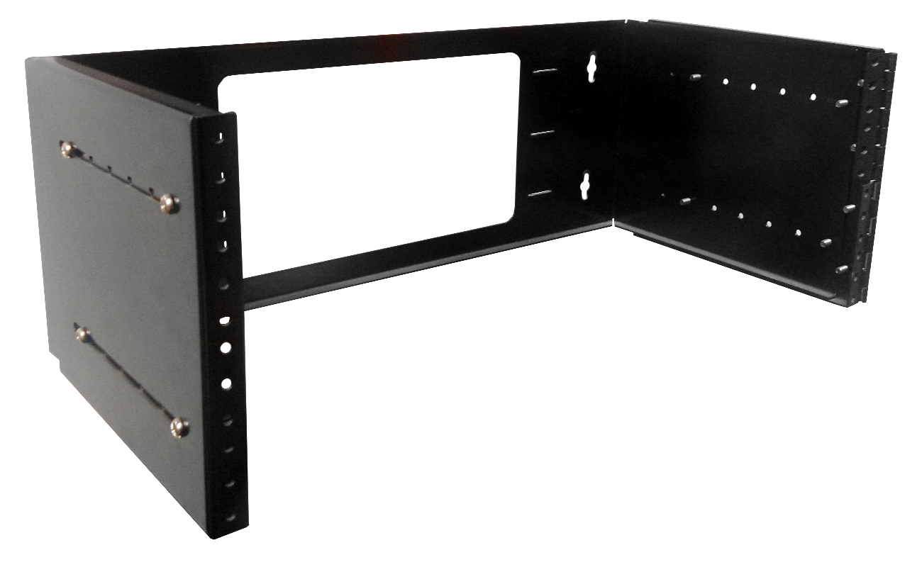 Bracket Mural Abierto 4U Ajustable con Bisagra 1