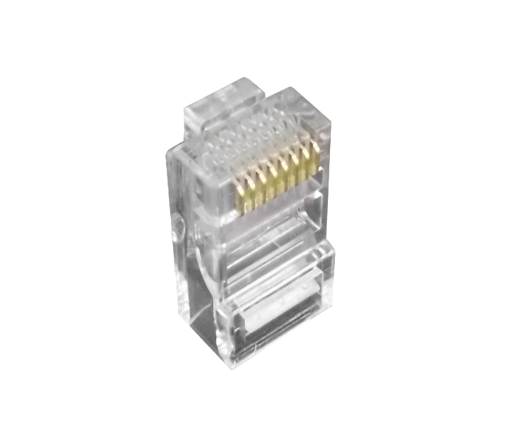 Conector RJ45 para Unifilar Cat5e UTP – Paquete de 100 Unidades 2
