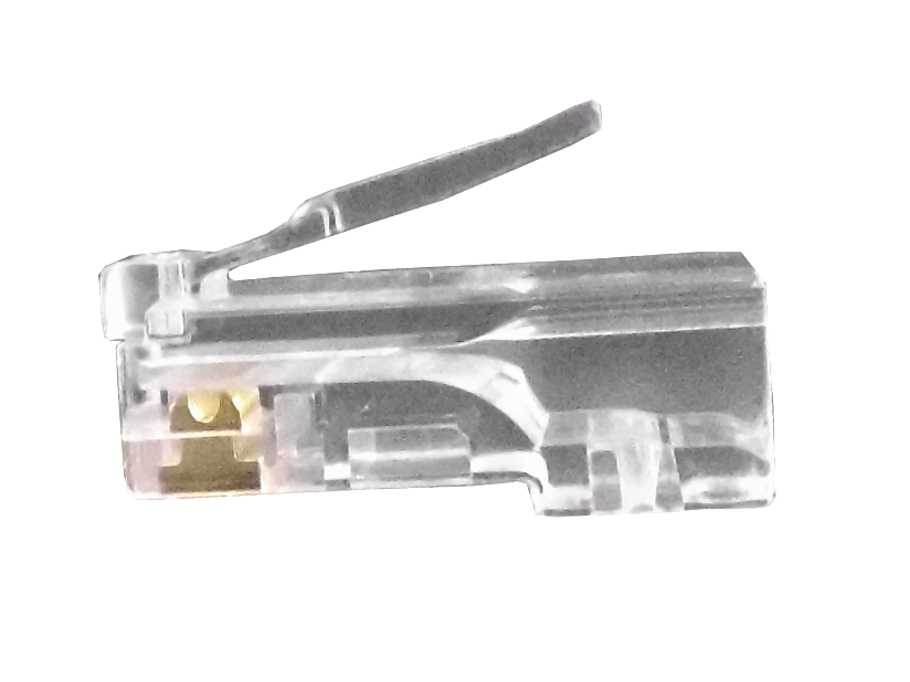 Conector RJ45 para Unifilar Cat5e UTP – Paquete de 100 Unidades 3