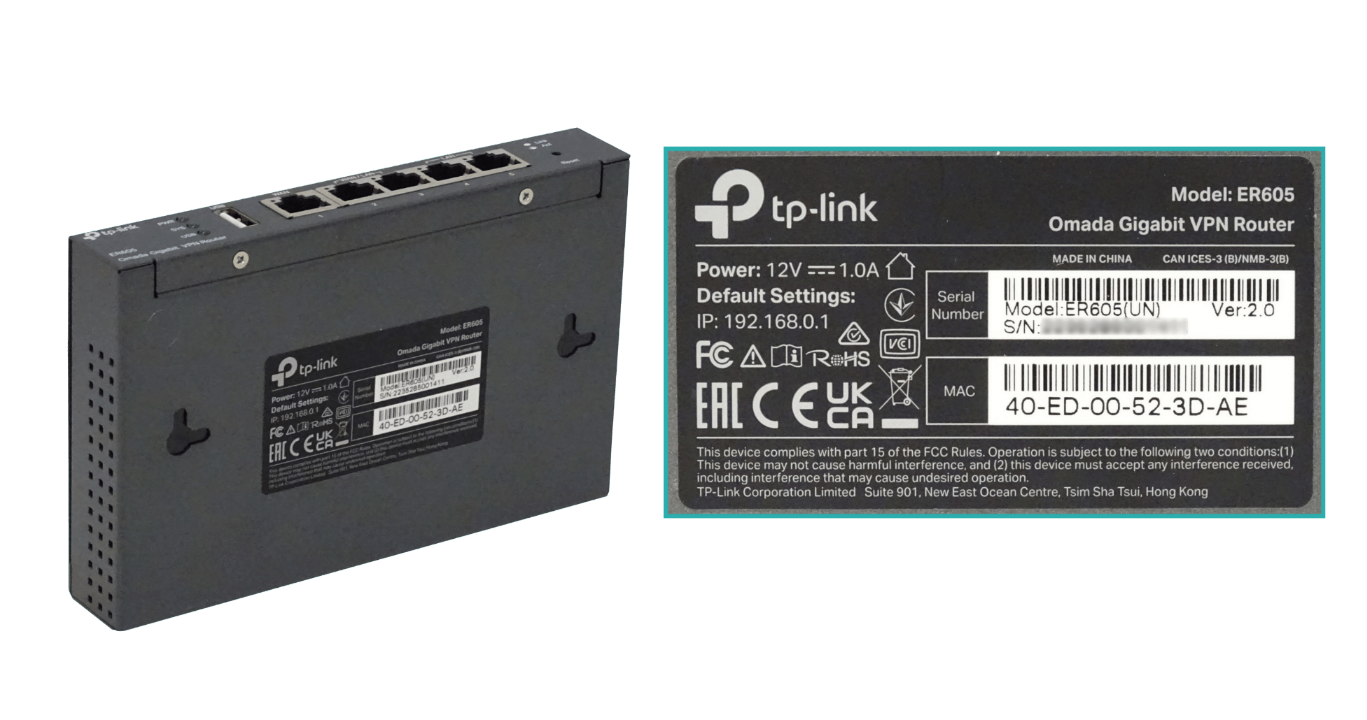 Router TP-LINK VPN Gigabit Omada ER605 (TL-R605) V2, Integrado en Omada SDN, Gestión centralizada 4