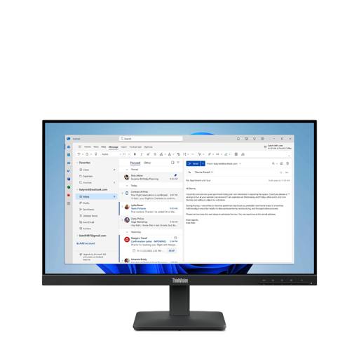 Monitor Plano Lenovo ThinkVision S24-4e 23.8