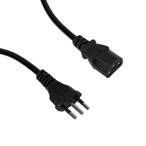 Cable 1,8mt 3x0,75mm2 Chile-C13 6A Cable Poder CEI23-16-VII 180cm Aleacion