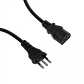 Cable 1,8mt 3x0,75mm2 Chile-C13 6A Cable Poder CEI23-16-VII 180cm Aleacion - Miniatura 1