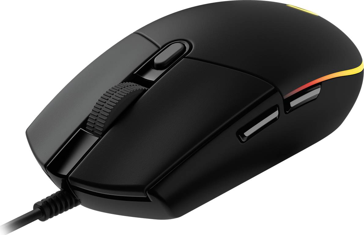Mouse Gamer Logitech G203 RGB LIGHTSYNC, 6 botones programables, 8.000 DPI, Black 2