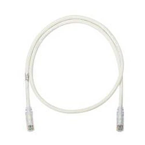 Cable de Red Panduit 0.9 Metros Cat 6 RJ45 Conexiones de Datos Netkey Blanco