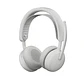 Audífonos Logitech Zone Wireless Bluetooth Off-White con Diseño Premium para Oficina y Videollamadas - Miniatura 2