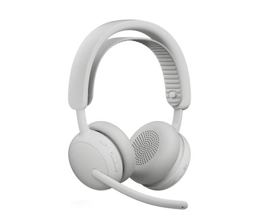 Audífonos Logitech Zone Wireless Bluetooth Off-White con Diseño Premium para Oficina y Videollamadas 3
