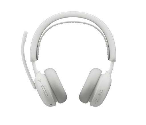 Audífonos Logitech Zone Wireless Bluetooth Off-White con Diseño Premium para Oficina y Videollamadas 4