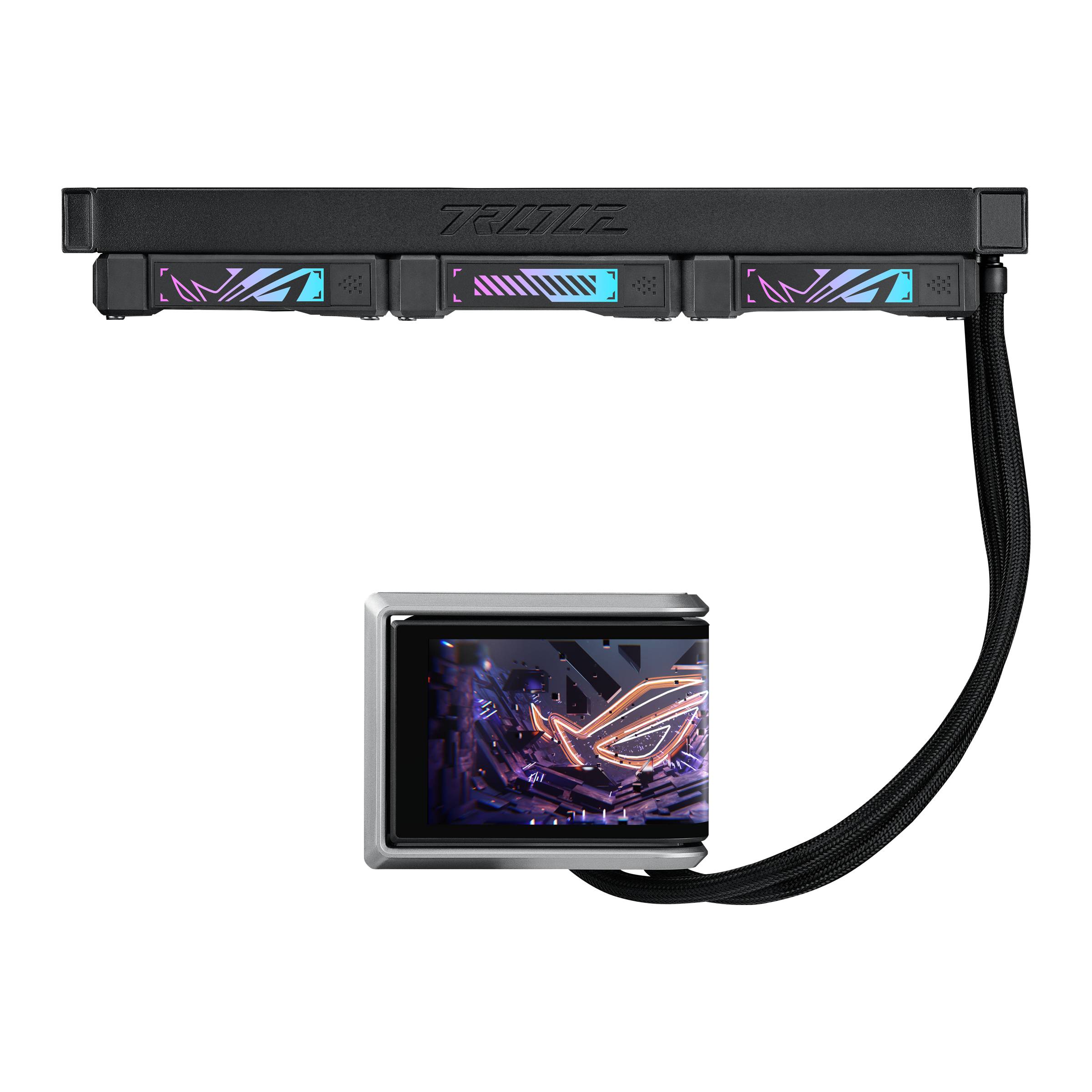 Refrigeración Líquida ASUS ROG RYUO IV 360 ARGB con Pantalla AMOLED para Intel y AMD 10