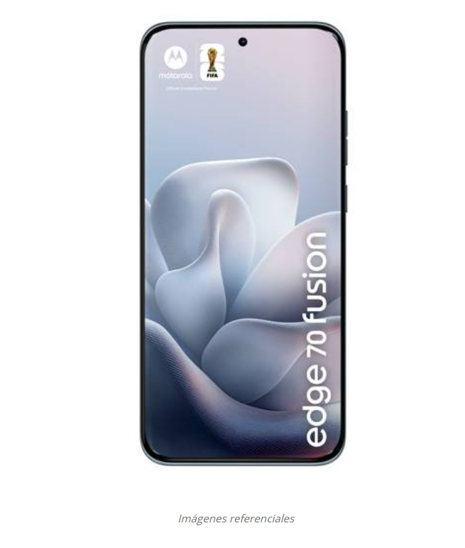 Smartphone Motorola Edge 70 Fusion 8GB 256GB AMOLED 144Hz 5G Batería Extendida 3