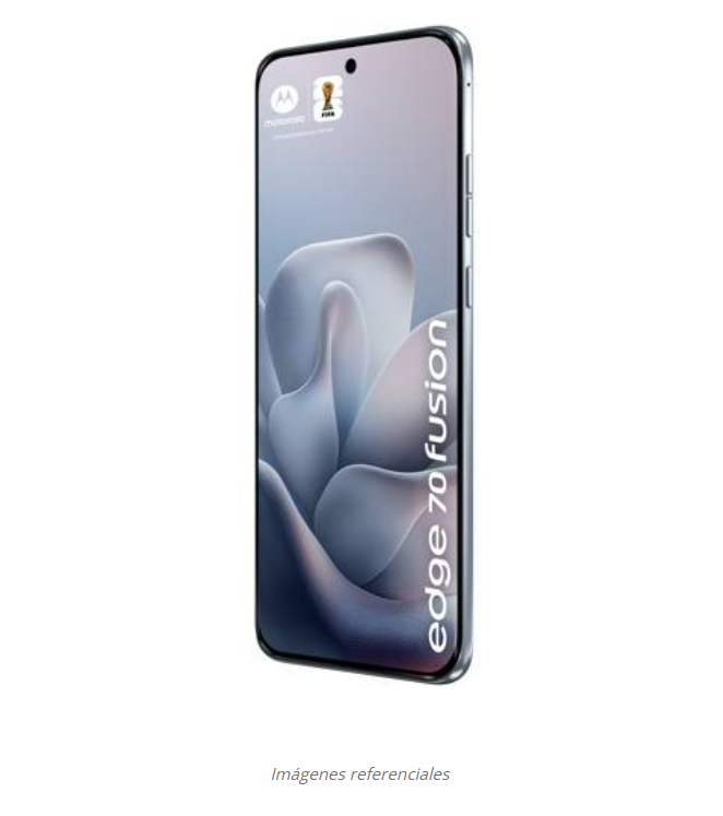 Smartphone Motorola Edge 70 Fusion 8GB 256GB AMOLED 144Hz 5G Batería Extendida 5