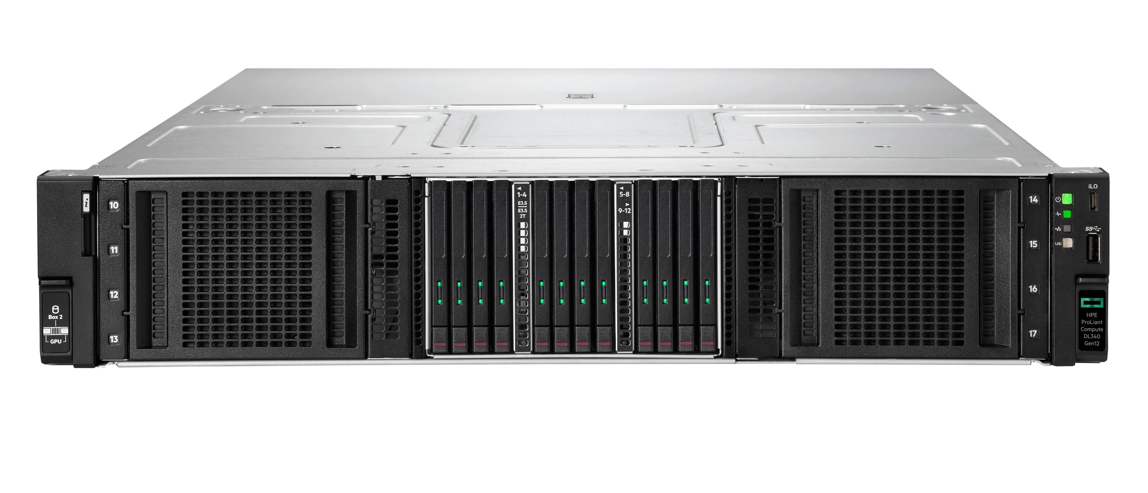 Servidor HPE ProLiant Compute DL340 Gen12 Xeon 6505P 64GB DDR5 960GB SSD, Almacenamiento Empresarial 1