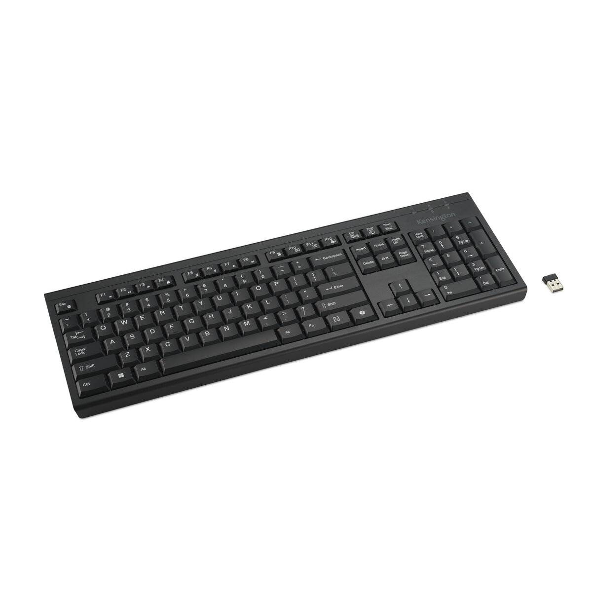Teclado Inalámbrico Kensington KB270 EQ, Bat. Recargable, Copilot AI, Ful Size, Dist. Español 1