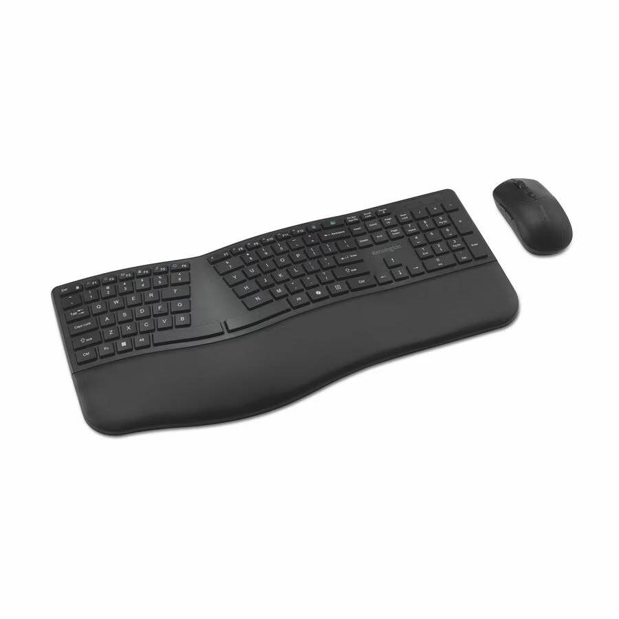 Kit de Teclado y Mouse Inalámbricos Kensington Pro Fit Ergo KM680, 2.4GHz, BT, Dist. Español 1
