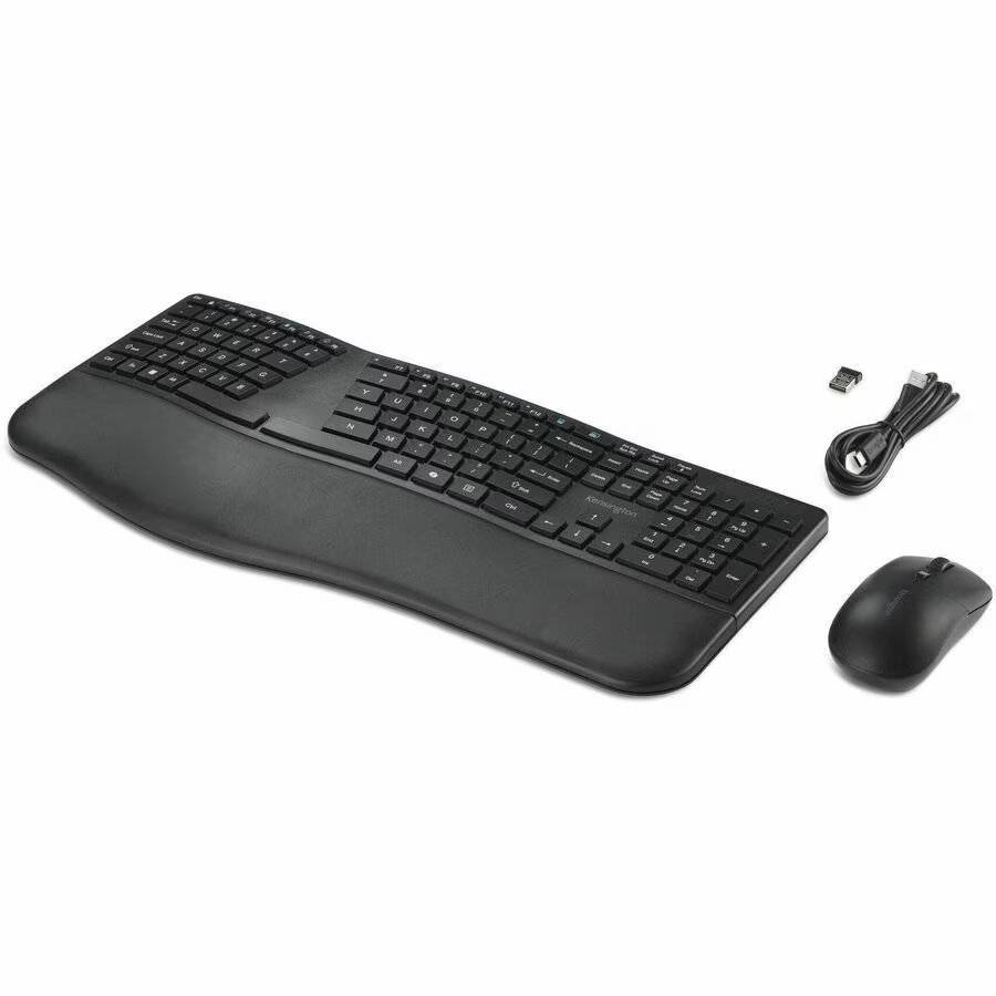Kit de Teclado y Mouse Inalámbricos Kensington Pro Fit Ergo KM680, 2.4GHz, BT, Dist. Español 3