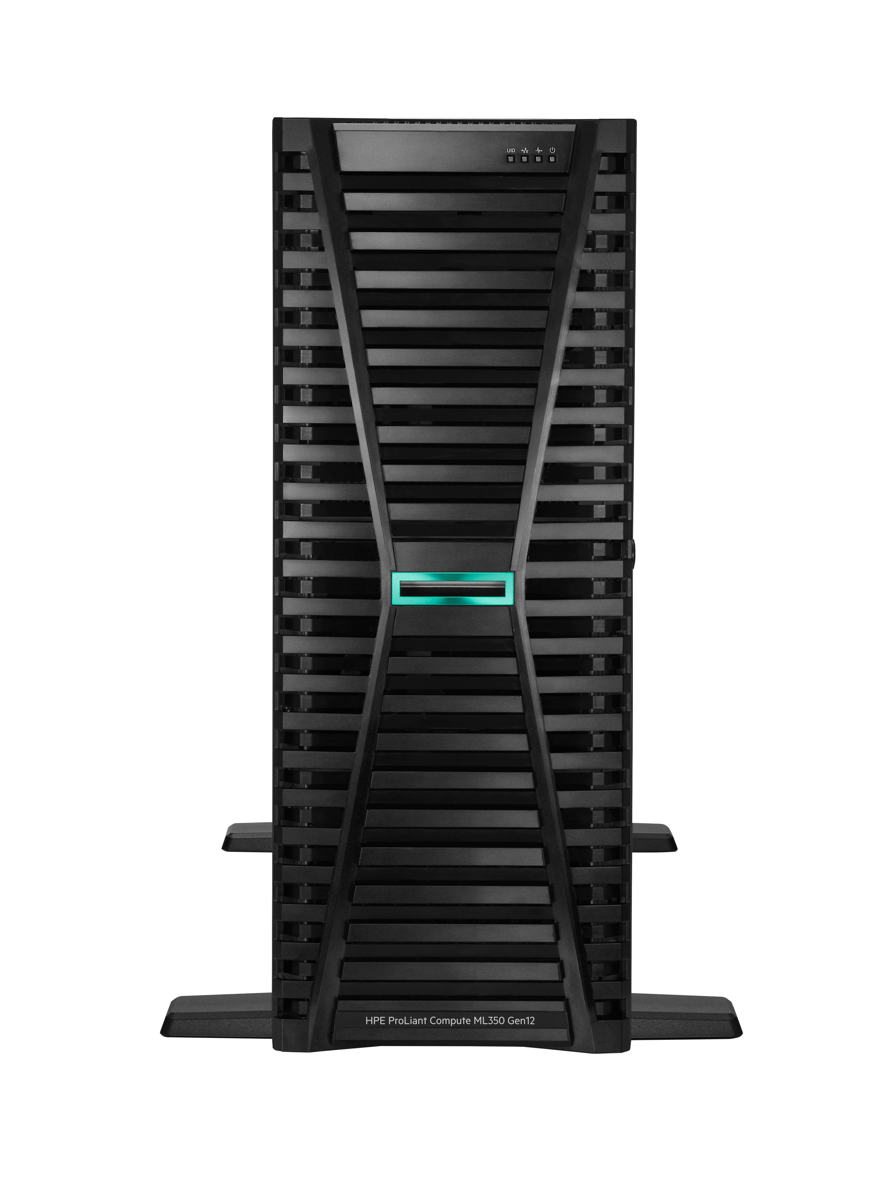 Servidor HPE ProLiant Compute ML350 Gen12 Intel Xeon 6505P 12 Núcleos 32GB DDR5 4TB Torre P89073-DM5 3