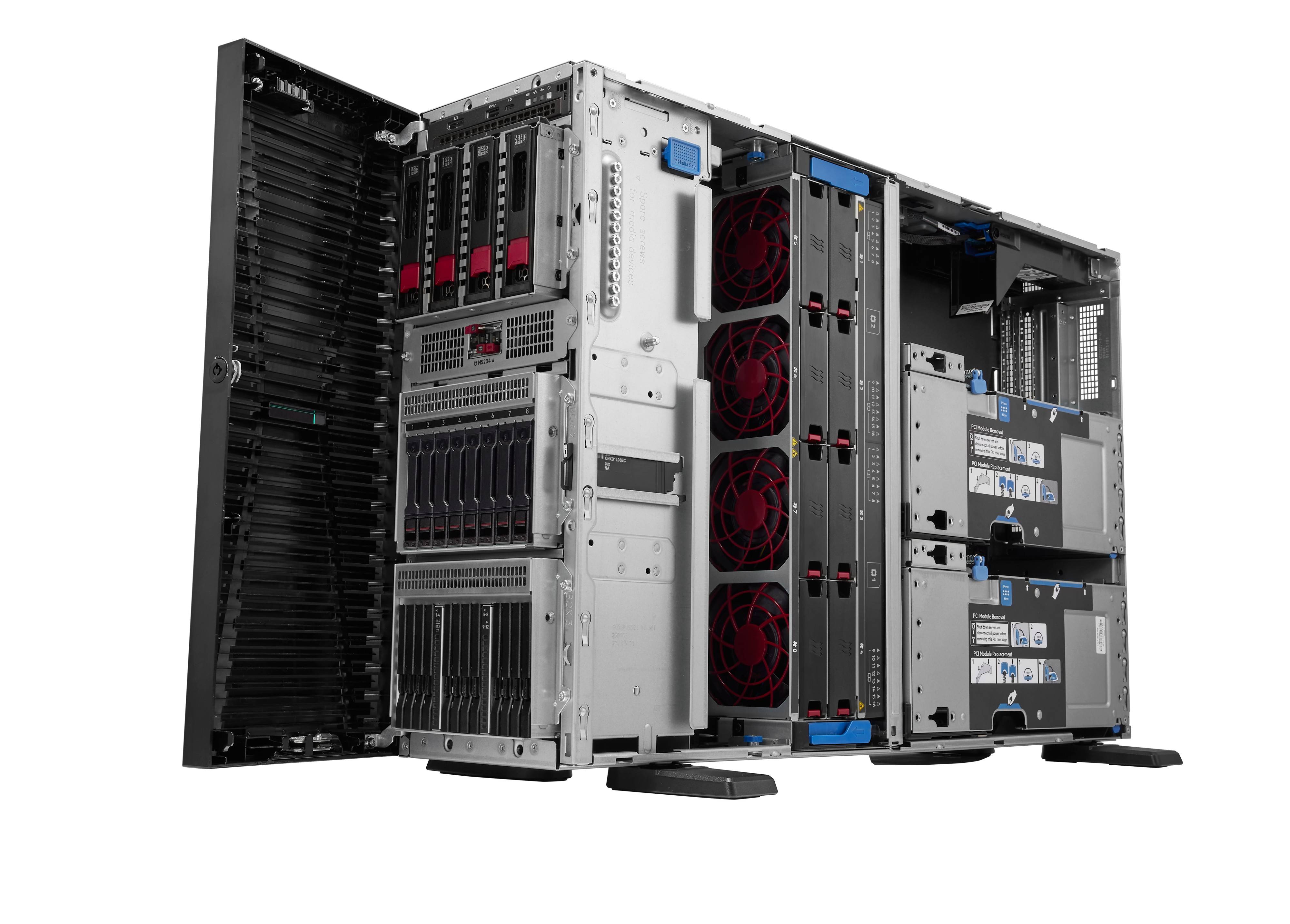 Servidor HPE ProLiant Compute ML350 Gen12 Intel Xeon 6505P 12 Núcleos 32GB DDR5 4TB Torre P89073-DM5 7