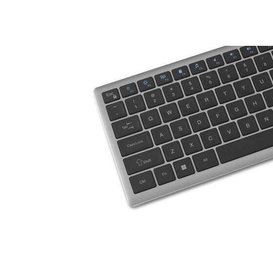 Teclado Inalámbrico Kensington KB435 EQ Compacto Multi-Dispositivo Recargable Bluetooth 3
