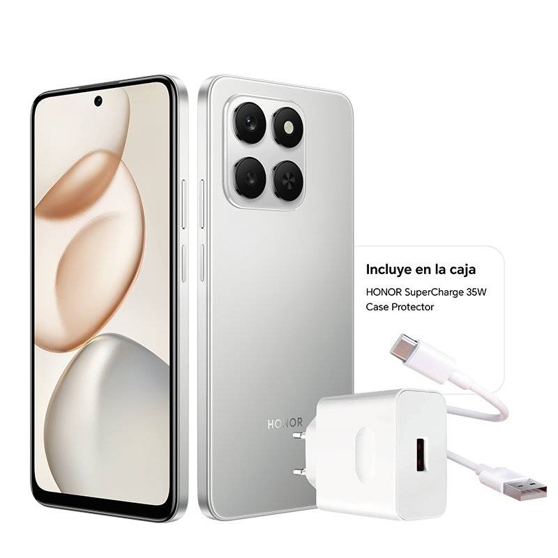 Smartphone HONOR 400 Smart 5G 6GB RAM 256GB 120Hz Batería 6500mAh Alto Rendimiento 8
