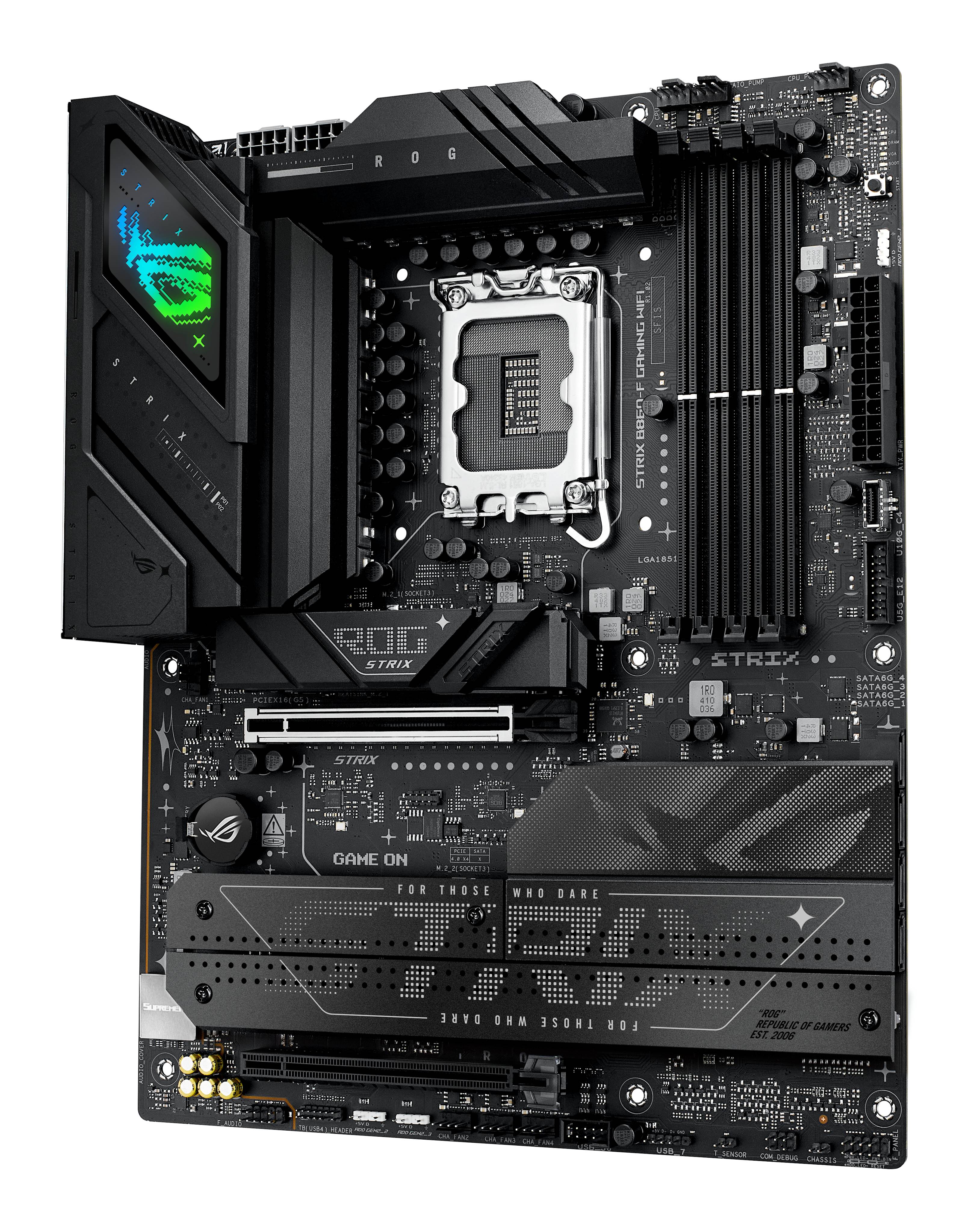 Placa Madre ASUS ROG STRIX B860-F GAMING WIFI Socket Intel LGA1851 4xDDR5 WiFi 7 ATX 4