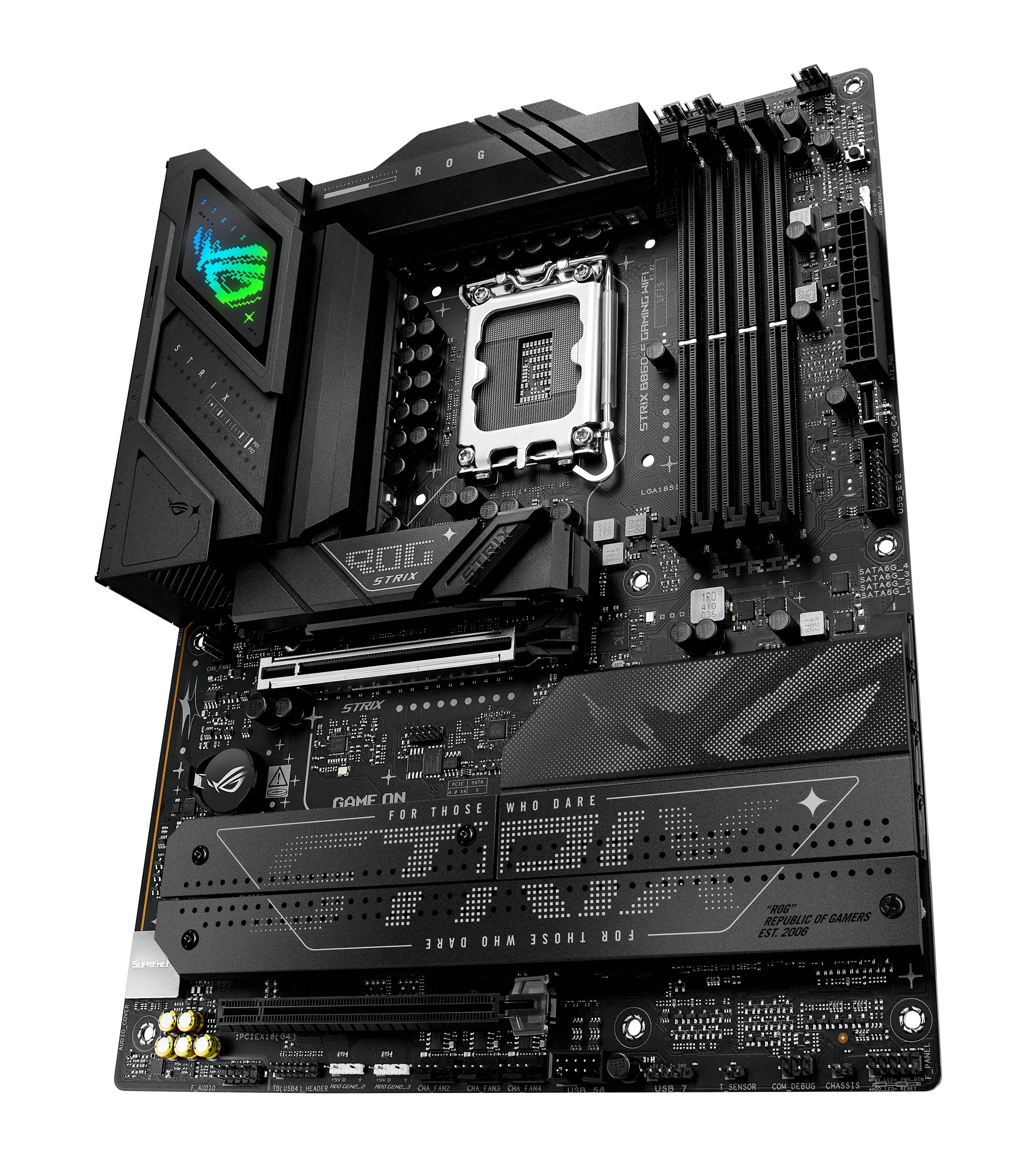 Placa Madre ASUS ROG STRIX B860-F GAMING WIFI Socket Intel LGA1851 4xDDR5 WiFi 7 ATX 5