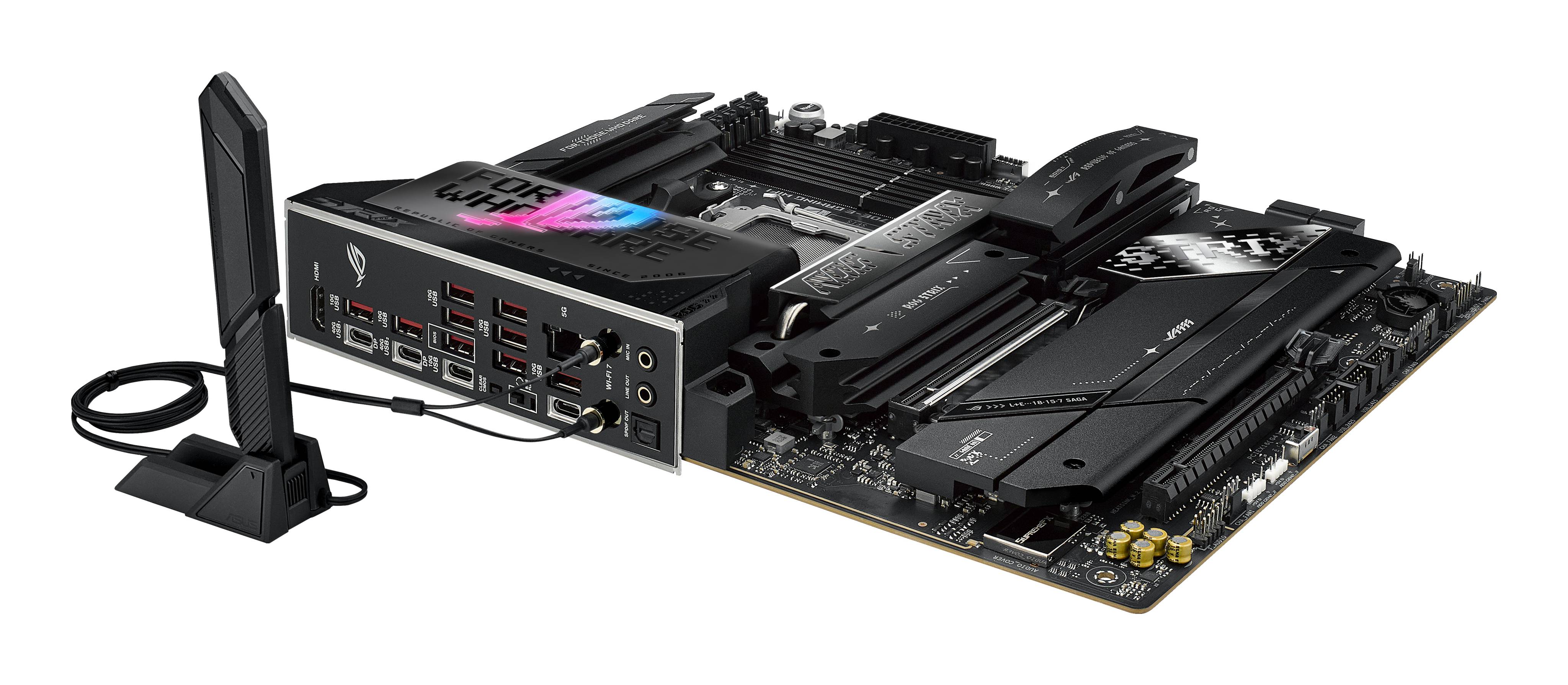 Placa Madre ASUS ROG STRIX X870E-E GAMING WIFI, Socket AM5, 4xDDR5, 5xM.2, 4x SATA, WiFi 7, ATX 10
